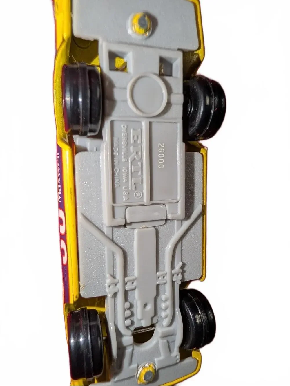 Ertl Maxwell House Country Time Yellow Race Car Toy